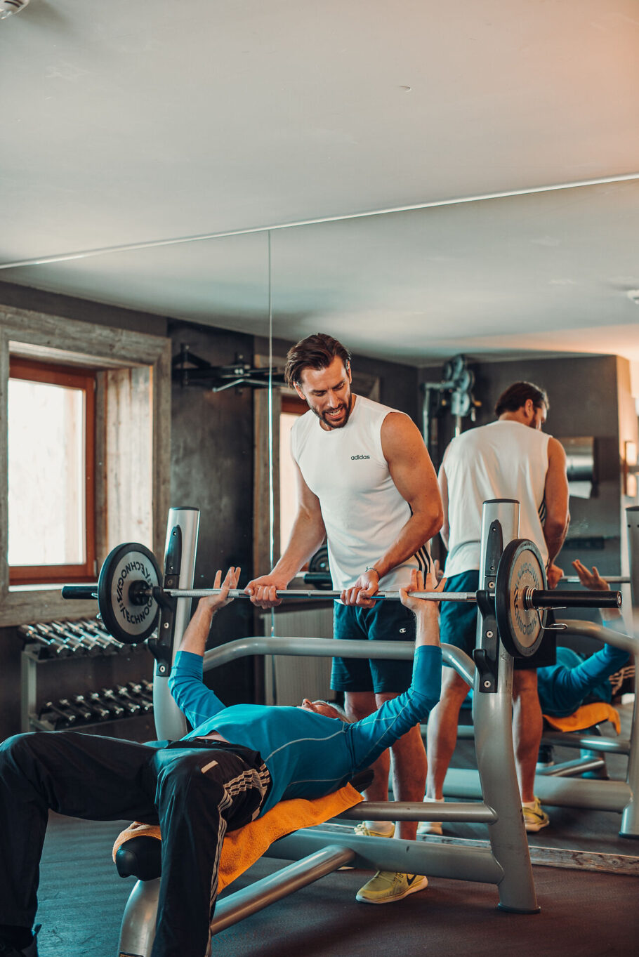 Krafttraining unter Anleitung im Jungbrunn