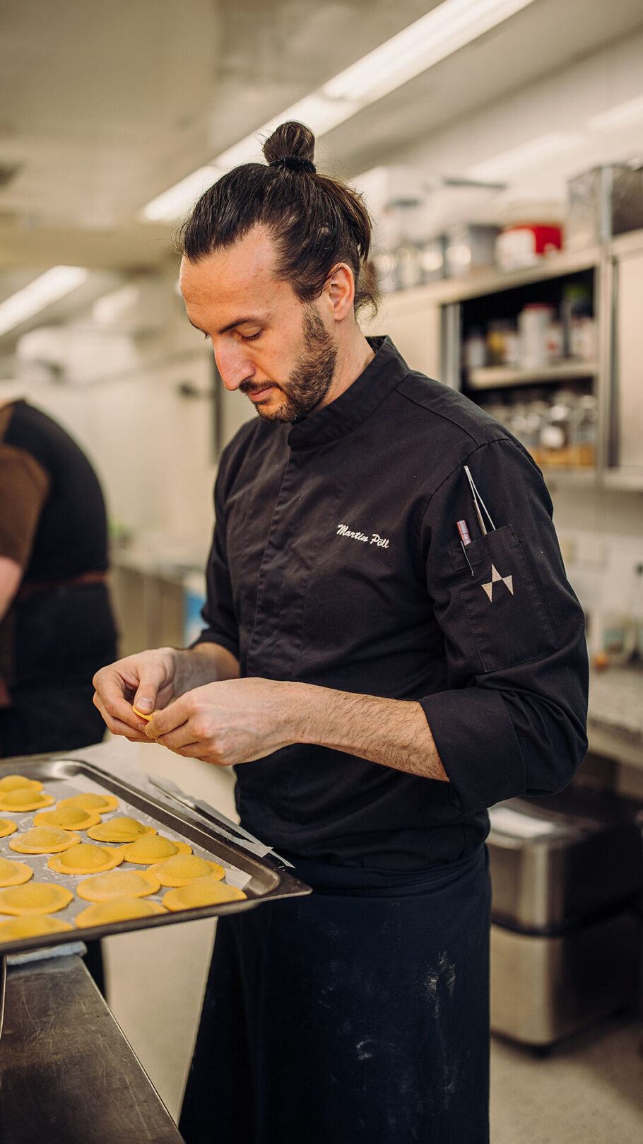 Küchenchef Martin Pöll bei der Arbeit im Jungbrunn