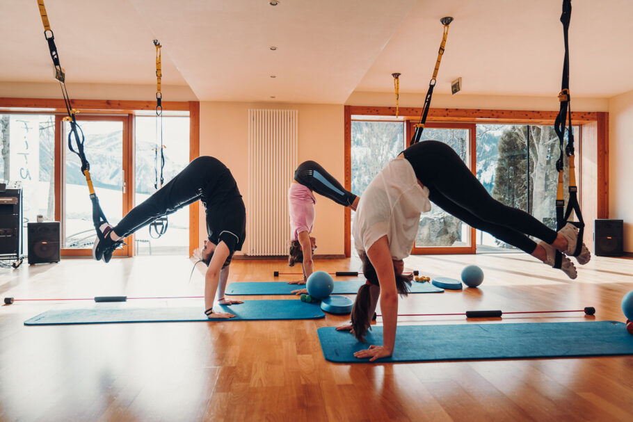 Training im Gymnastikraum des Jungbrunn